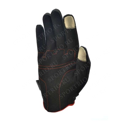 Перчатки для фитнеса (с пальцами) Adidas Essential черно\красные размер L ADGB-12423RD
